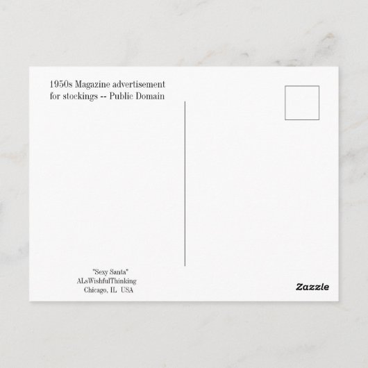 Vijftig Adverteren kerstBriefkaart Briefkaart (Achterkant)