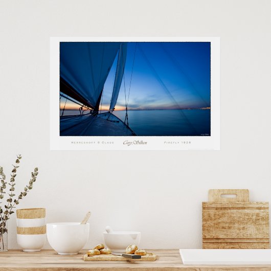 Vijftig door Cory Silken Poster (Keuken)