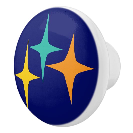 vijftig - drievoudige sterrenknop keramische knop (Rechts)