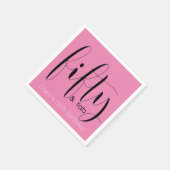 Vijftig en Fab Verjaardag Servet (Hoek)