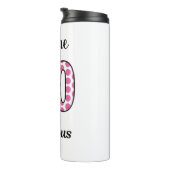 Vijftig en Fabulous 50e verjaardag van de geboorte Thermosbeker (Geroteerd rechts)