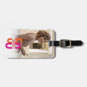 Vijftig en Fabulous 50ste verjaardag Bagagelabel (Voorkant horizontaal)