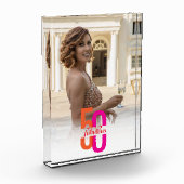 Vijftig en Fabulous 50ste verjaardag Fotoblokken (Links)