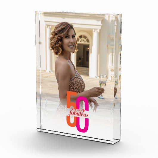 Vijftig en Fabulous 50ste verjaardag Fotoblokken (Rechts)