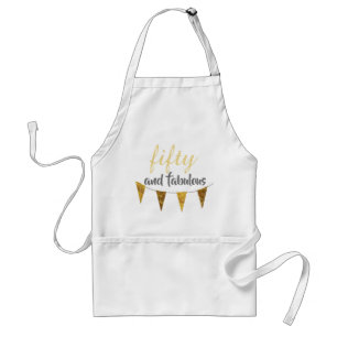 Vijftig en Fabulous Apron Standaard Schort