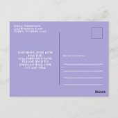 Vijftig en Fabulous Birthday Modern Cute Cocktails Briefkaart (Achterkant)