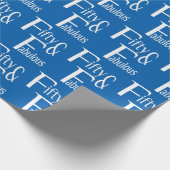 Vijftig en Fabulous Cadeaupapier (Hoek)