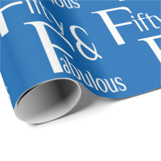 Vijftig en Fabulous Cadeaupapier