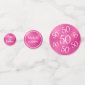 Vijftig en Fabulous Confetti (Achterkanten)