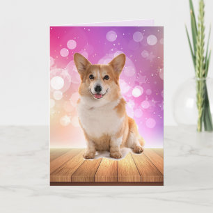 Vijftig en Fabulous Corgi Birthday Kaart