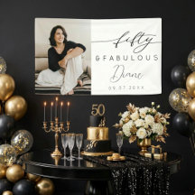 Vijftig en Fabulous Foto 50ste Verjaardagsfeest 