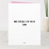 Vijftig en Fabulous Glamoureuze Roze Moderne Dag Kaart (Achterkant)