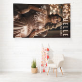 Vijftig en Fabulous Glamoureuze Verjaardagsfeestje Spandoek (Insitu)