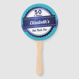 Vijftig en Fabulous Grappige Menopauze Hot Flash F Handwaaier