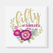 Vijftig en Fabulous Keuken magneet (Voorkant)