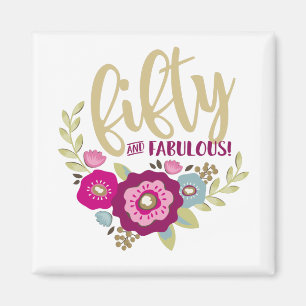 Vijftig en Fabulous Kitchen magnet