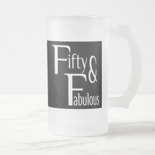 Vijftig en Fabulous Matglas Bierpul