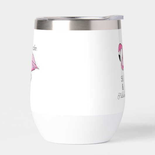 Vijftig en Fabulous Pink Flamingo Custom (Links)