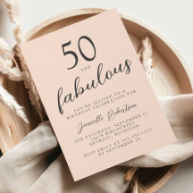 Vijftig en Fabulous Roze 50ste Verjaardagsfeestje