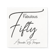 Vijftig en Fabulous Script 50e verjaardagsfeestje