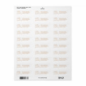 Vijftig En Fabulous Script Gouden 50ste Verjaardag Etiket (Full Sheet)