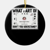 Vijftig en Fabulous Turning 50th Birthday s Keramisch Ornament (Voorkant)