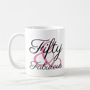 Vijftig en Fantastisch 50e Verjaardagsfeest Koffiemok