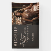 Vijftig en Fantastisch Glamoureuze Verjaardagsfees Spandoek (Verticaal)