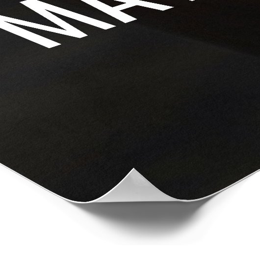 Vijftig en fantastisch Roos Gouden Verjaardag Post Poster (Hoek)