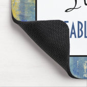 Vijftig en fantastisch! Verjaardag Fun Denim Blauw Muismat (Hoek)