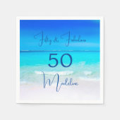 Vijftig en fantastische 50ste verjaardag Beach Sui Servet (Voorkant)