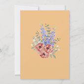 Vijftig en fantastische elegante vrouw 50ste verja kaart (Achterkant)