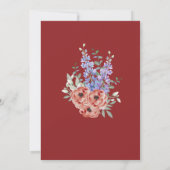 Vijftig en fantastische elegante vrouw 50ste verja kaart (Achterkant)