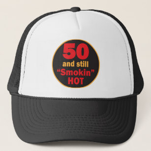 Vijftig en nog steeds rokin Hot   50e verjaardag Trucker Pet