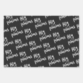 Vijftig en verbazingwekkend - 50 februari verjaard inpakpapier vel (Voorkant)