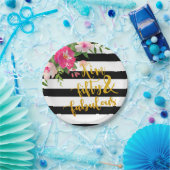 Vijftig en verbluffend Bord - Floral met Blk en wi (Feest)