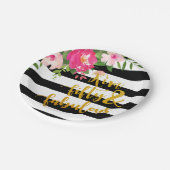 Vijftig en verbluffend Bord - Floral met Blk en wi (Gekanteld)