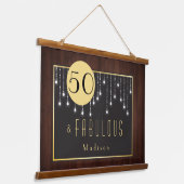 Vijftig en verbluffend: De Lichten van het koord v Hangend Wandkleed (Gebogen)