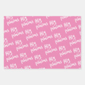 Vijftig en verbluffend - Fun Hot Pink 50e verjaard Inpakpapier Vel (Voorkant)