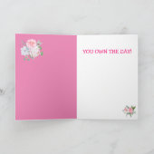 Vijftig en verbluffend lama Boho Birthday Kaart (Binnen)