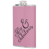 Vijftig & Fabelachtige Verjaardag, Zwarte Heupfles (Links)