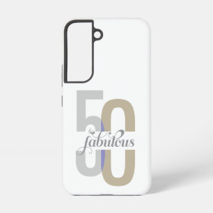 Vijftig & Fabulous 50e Verjaardag Samsung Galaxy Hoesje
