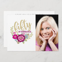 Vijftig Fabulous 50th Verjaardag