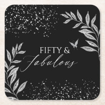 Vijftig & Fabulous Black Glam 50ste verjaardag