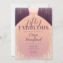 Vijftig & Fabulous Elegante Gouden Jurk 50e Verjaa