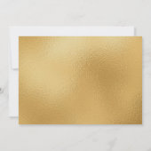 Vijftig & Fabulous Gouden Script 50ste Verjaardag Kaart (Achterkant)