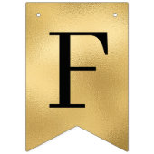 Vijftig & Fabulous Gouden Script 50ste Verjaardag Vlaggetjes (Tweede vlag)