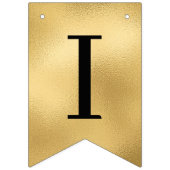 Vijftig & Fabulous Gouden Script 50ste Verjaardag Vlaggetjes (Derde vlag)