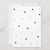 Vijftig Fabulous Script Zwart Wit 50ste Verjaardag Kaart (Achterkant)
