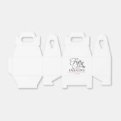 Vijftig & fantastische Favor Verjaardagsdoos Bedankdoosjes (Uitgevouwen)